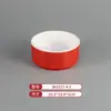 Vajilla de Melamina Plato de Dos Colores para Restaurantes de Hot Pot y Barbacoa, Plato Cuadrado de Barbacoa Comercial Imitación Porcelana