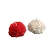 Vela aromática de cera de soja con aroma a peonía, vela aromática con forma de flor, decoración atmosférica para regalo navideño