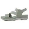 Js554-2 Sandalias Dulces Verano 2025 Moda Femenina Comercio Exterior Talla Grande Zapatos de Suela Gruesa Sandalias de Playa Costeras Venta al por Mayor