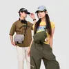 Riñonera de Nailon de Color Sólido Nueva Ligera Unisex para Viajar Cruzada Pequeña Bolsa de Almacenamiento Portátil para Exteriores Bolsa en el Pecho En Stock Venta al por Mayor