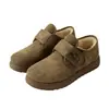 Zapatos de algodón Birken para mujer, estilo de influencer, punta redonda, horma ancha, tipo de zapato, con felpa, cálidos, cierre mágico, para personas perezosas, zapatos de otoño e invierno