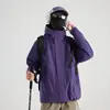 Estilo Novo 2025 Três em Um Corta-vento e Impermeável Roupa de Montanhismo Masculina Tamanho Grande para Exterior