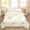 Manta refrescante de verano para niños, manta para siesta de estudiantes, manta para aire acondicionado, manta pequeña, lavable a máquina, manta de verano, oferta especial para transmisión en vivo