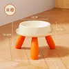 Suporte elevado para comedouro de gato, protetor de pescoço, anti-derramamento, antiderrapante, tigela para animais de estimação adequada para gatos e cães, caixas de areia para gatos no atacado