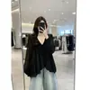 Camisola de Gasa Transpirable Nueva de Verano, Camisa Holgada para Mujer, Talla Grande Versátil, Blusa Top Adelgazante para Cubrir