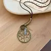Alma Estilo Bosque~Collar de Planta Bellota Retro Étnico, Gargantilla Niche de Lujo Ligero, Nuevo Accesorio de Cuello de Moda China para Mujer