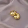 Pendientes de Aguja Plateada para Mujer, Pendientes de Lujo Ligero de Gama Alta con Sentido del Diseño, Pendientes Largos de Nicho para Rostros Cuadrados y Redondos, Pendientes de Aro Exagerados, Venta al por Mayor