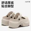 Pantuflas de Suela Gruesa para Mujer, Novedad Verano 2026 para Exteriores Antideslizantes Transpirables que Aumentan la Altura, Zuecos de Eva para el Hogar para Mujer