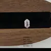 Pendientes de Acero de Titanio 316L, Exquisitos y Compactos, Tachuelas de Zirconia Hexagonales Personalizadas, Pendientes Versátiles para Piercing con Rosca Externa