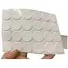 Almofada de silicone branca leitosa com parte traseira adesiva, almofada antiderrapante, almofada antichoque, almofada de silicone redonda, proteção ambiental, almofada de silicone para pés anti-ruído anormal
