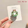 2026 Nuevo Adorno de Broche de Dibujos Animados Papá Noel Insignia Navideña Linda Mujer Reno Pin Creativo Accesorios