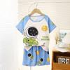 Traje infantil del sudeste asiático, pijamas de verano para niñas, ropa de casa para niños, pijamas para niñas, ropa de verano, ropa para niños