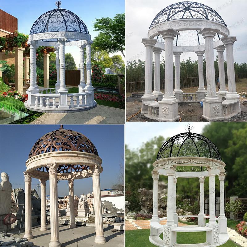 石材景观亭子摆件