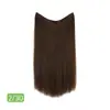 Peruca, Linha de Pesca de Fibra Química, Peruca Cortina de Cabelo, Cabelo Longo Liso, Extensões de Cabelo Sem Costura, Produtos para Linha do Cabelo de Seda de Alta Temperatura