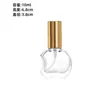 Botella de Perfume Mini Portátil Botella Pequeña de Spray para Viaje 10ml Botella de Spray de Niebla Fina a Presión con Tapa Botella de Muestra Logo