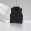 Jaqueta de plumas leve feminina para yoga gola alta acolchoado em sarja 90% plumas corte slim zíper outono e inverno novo casaco quente