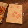 Almofada de Papel Absorvente de Óleo Comercial para Salgadinhos Fritos, Papel de Prato à Prova de Óleo para Pão, Papel Manteiga para Assar, Especial para Frango Frito na Cozinha