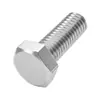 Tornillos Externos Hexagonales de Acero Inoxidable 304, Estándar Alemán Din933, Pernos de Cabeza Hexagonal Completamente Roscados M3M4M5M6M8M10M12