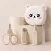 Set de Cortaúñas para Bebé, Cortaúñas de Seguridad Especial Anti-pellizcos para Recién Nacidos, Herramientas de Cuidado de Uñas para Niños