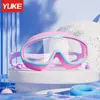 Gafas de Natación para Niños y Niñas, Marco Grande Alta Definición Impermeables Antivaho Equipo Profesional