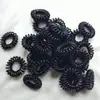 Linha telefônica Argola de cabelo corda de cabelo de linha telefônica pequena argola de cabelo de mola plástica chaveiro Estojo de couro infantil argola de geléia de comércio exterior