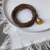Paquete de materiales DIY hecho a mano flores mixtas plantas flores secas estilo bosque de jardín de infantes creación de anillos decoración piñas de Navidad