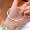 Pulsera de Plata de Ley con Patrón de Hierba Rizada Pulsera de Pie Plata 9999 Pulsera Dorada Guofeng Donglai Pulsera Mobius Pulsera Nicho Regalo