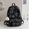Mochila Personalizada con Estampado de Mariposas, Bolso Escolar para Estudiante de Secundaria, Mochila de Viaje Ligera de Gran Capacidad para Mujer, Transfronterizo