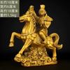 Estatueta de Cavalo e Macaco de Cobre com Macaco Segurando Selo e Bandeira, Decoração do Macaco do Zodíaco para Sala de Estar, Estudo, Escritório