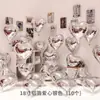 Set de Globos de Papel de Aluminio de 18 Pulgadas para Decoración de Fiesta de Boda, Compromiso, Cumpleaños en Forma de Corazón, Boda, Habitación de Novia, Escalera, Ambiente de Boda