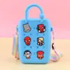 Fabricante de Bolsas de Silicona, Monedero de Pared que Cambia de Color, Bolso Cruzado para Niños, Bolso para Teléfono Móvil al por Mayor, Bolso de Mano para Mujer, Bolsa de Almacenamiento para Playa