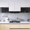 Pegatinas de Pared Imitación Panel de Aluminio-Plástico, Papel Tapiz Impermeable Autoadhesivo, Papel Tapiz en Rollo Mármol para Sala de Estar, Pegatinas Anti-Manchas de Aceite para Cocina