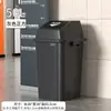 Papelera Cuadrada Comercial para Oficina, Cubo de Basura de Gran Capacidad para Cocina del Hogar, Contenedor de Residuos Sanitarios sin Tapa