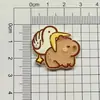 Acrílico Desenho Animado Capivara Fofa Acrílico Decoração DIY Presente Ins Capivara Estudante Melhor Amigo Casal Logotipo