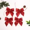 Lazo pequeño pintado en polvo de EVA, decoraciones navideñas hechas a mano para bricolaje, accesorios de iluminación ambiental, adornos y accesorios de lazo