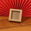 Mini Moldura para Foto Caligrafia Cartão Rígido Song Jin Mesa Papel de Arroz Moldura Decorativa de Mesa diy Wenchuang Enfeites de Caligrafia Manuscrita