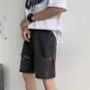 Shorts casuales para hombres y mujeres, corte holgado, prenda exterior de verano, shorts de mezclilla rasgados de moda, marca de moda, finos, versátiles, algodón de 5 puntos