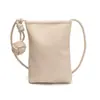 Bolsa Pequena Transversal Simples Estilo Novo Verão 2025, Mini Bolsa de Ombro Fashion para Caminhada, Bolsa de Celular de Nicho Texturizada