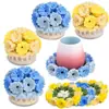 Paquete de Materiales de Crochet Más Vendido de Amazon Serie de Plantas Adornos de Flores en Maceta Regalos Soporte Dropshipping