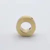 Engranaje de Alimentación Moleteado de Latón Rueda de Alimentación de Extrusión para Impresora 3D Antideslizante y Resistente al Desgaste Rueda de Extrusión de Alimentación de Cable de Cobre