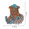 Bordado de Elemento Fantasia do Oceano da Natureza Selvagem Ocidental Patch de Tecido Estilo Retro Desgastado Roupas Sapatos Chapéus Personalidade Buraco Reparo
