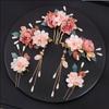 Buyao Hanfu Accesorios para el Cabello Estilo Antiguo Tocado Conjunto de Pasadores con Borlas Un Conjunto Completo Estilo Corte de Hada Accesorios para el Cabello de Disfraz Antiguo Accesorios Dropshipping