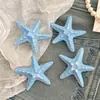 Pinza para el pelo de estrella de mar de simulación de personalidad, pinza de pico de pato para flequillo roto de chica, pinza de estilo festivo, pinza para flequillo lateral, extensiones de pelo, accesorios para el pelo