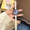 [Correa de reloj] Adecuada para la correa de Apple S12 iWatch Conejo Miffy Dibujo Animado S1098Se Moderna Pulsera para Niñas