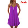Vestido de verano de comercio exterior, falda amazónica, vestido con tirantes y botones para mujer europea y americana YY0013