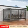 Gallinero para Uso Doméstico, Modelo Exterior Extra Grande, Antivecinos, Malla Densa, Impermeable, Gallinero Rústico con Limpieza Automática de Estiércol, Jaula de Cría