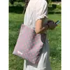 Bolso de Hombro Retro de Lunares de Doble Cara Nuevo de Verano, Estilo Francés de Nicho Versátil Perezoso para el Viaje Diario del Estudiante, Bolso de Axila