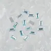 Azul Lago Raso Forma Especial Diamante Losango Olho de Cavalo Gota d'Água Coração Unha Vidro K9 Joia de Unha Atacado