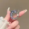 Broche Cauda de Peixe de Luxo Leve e de Alta Qualidade, Corsage de Design de Alta Qualidade com Cristal de Imitação, Acessórios de Alfinete de Pérola de Imitação Modernos e Exquisitos