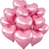 Globos de Papel de Aluminio en Forma de Corazón 12 Piezas Transfronterizos Globos para el Día de San Valentín Flotando en el Aire Globos de Helio Artículos de Decoración para Cumpleaños